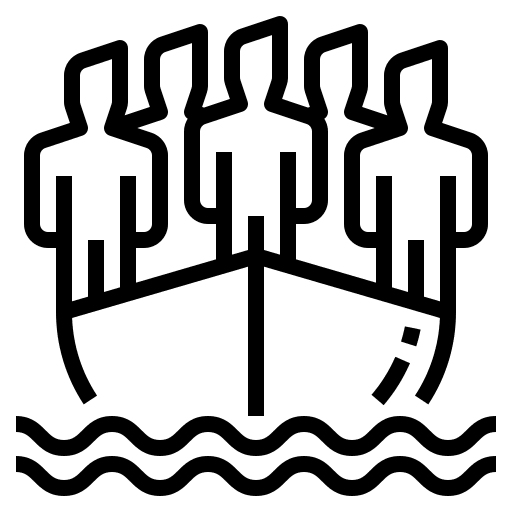 Migrant move immigration migration icon