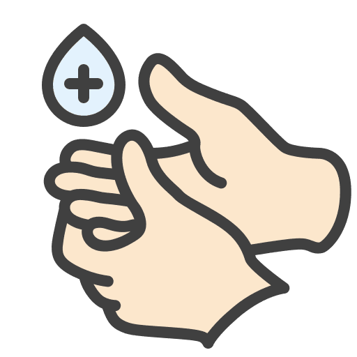 Hand sanitizer clean hands disinfect icon