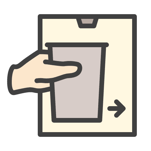 Paper cup coffee machine paper cup food and restaurant icon