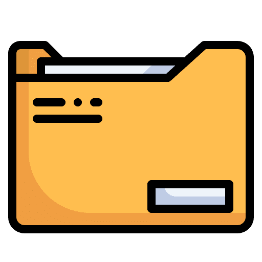 Folder paper folder files and folders icon