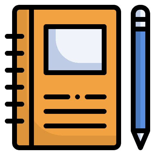 Sketchbook education pencil sketch icon Sketchbook education pencil sketch icon