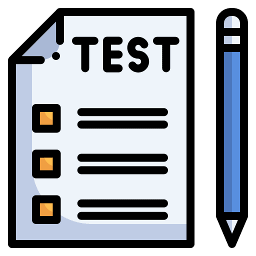 Test files and folders evaluate pencil icon