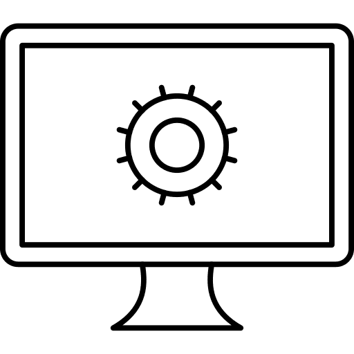 Settings process erp mechanism icon Settings process erp mechanism icon