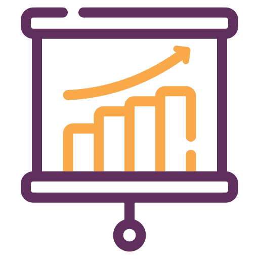Statistics finances profit chart icon Statistics finances profit chart icon