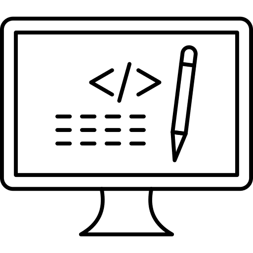 Edit code web development coding code icon Edit code web development coding code icon