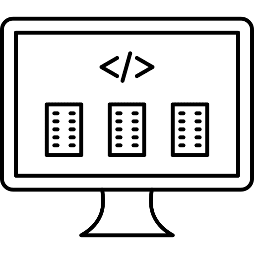 Framework web programming framework structure icon Framework web programming framework structure icon