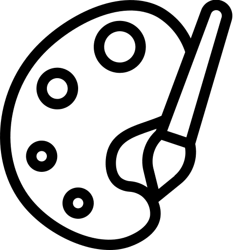 Art art and design painting art icon