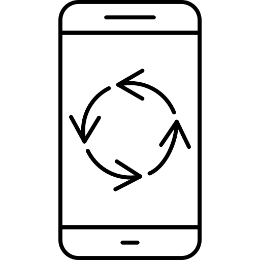 Update arrows update smartphone icon Update arrows update smartphone icon