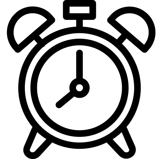 Alarm clock electronics hour time and date icon Alarm clock electronics hour time and date icon