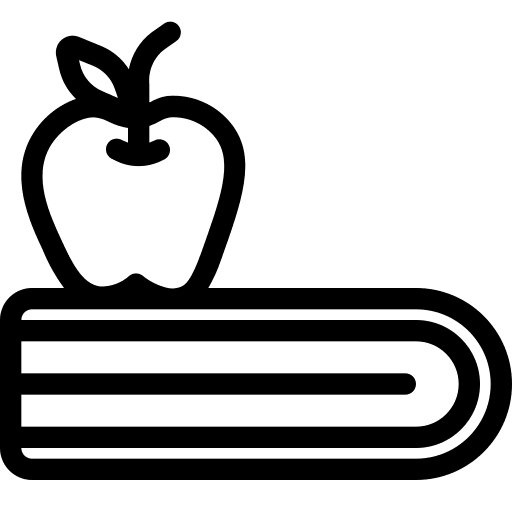 Apple education apple knowledge icon Apple education apple knowledge icon