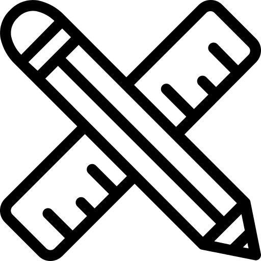 Pencil school material draw education icon Pencil school material draw education icon