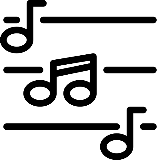Pentagrams melody sound pentagrams icon Pentagrams melody sound pentagrams icon
