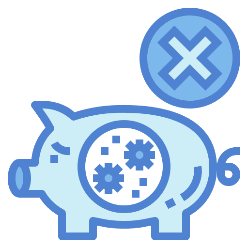 African swine fever forbidden prevent illness icon