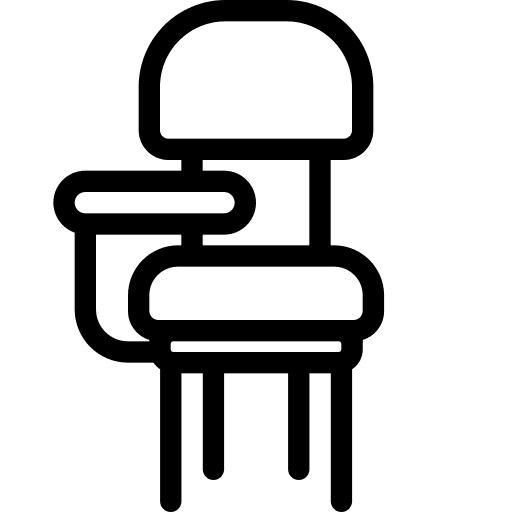 Desk chair furniture seat furniture and household icon Desk chair furniture seat furniture and household icon