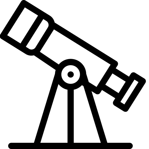 Telescope education science telescope icon Telescope education science telescope icon