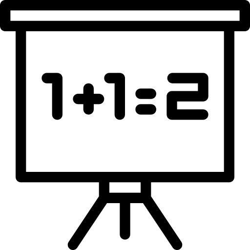 Whiteboard maths school whiteboard icon Whiteboard maths school whiteboard icon