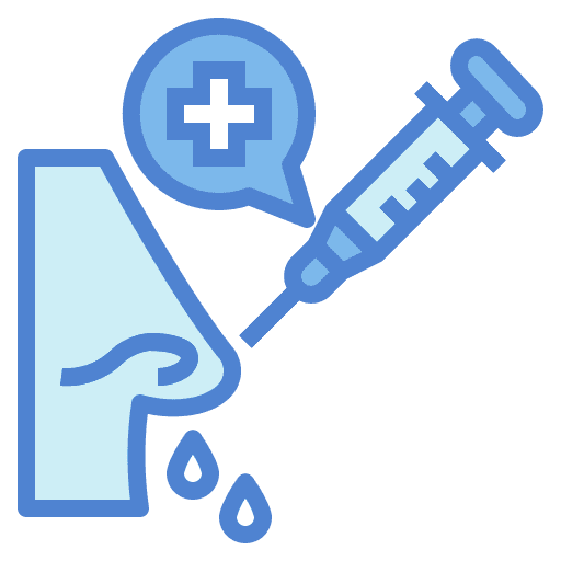 Nose surgery healthcare and medical vaccination icon Nose surgery healthcare and medical vaccination icon