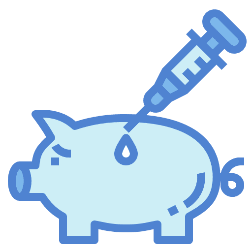Pig healthcare and medical pig animal icon Pig healthcare and medical pig animal icon