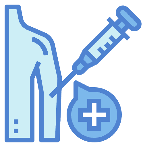 Vaccination arm vaccine syringe icon Vaccination arm vaccine syringe icon