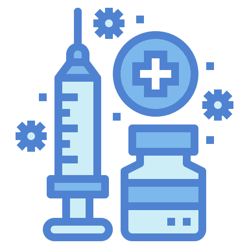 Vaccine virus healthcare and medical healthcare icon Vaccine virus healthcare and medical healthcare icon