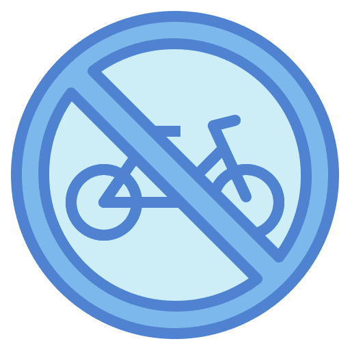 No bike no bike traffic sign forbidden icon No bike no bike traffic sign forbidden icon