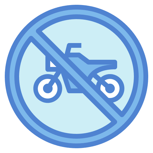 No motorcycles forbidden road sign traffic sign icon No motorcycles forbidden road sign traffic sign icon