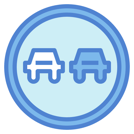 No overtaking traffic sign no overtaking road sign icon No overtaking traffic sign no overtaking road sign icon