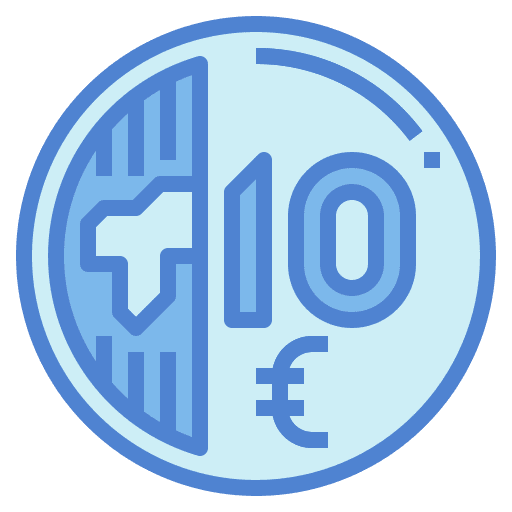 Euro business euro business and finance icon Euro business euro business and finance icon