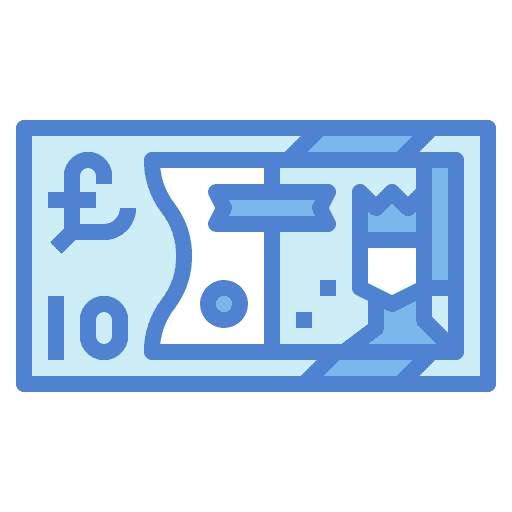 Pound finance cash business and finance icon Pound finance cash business and finance icon