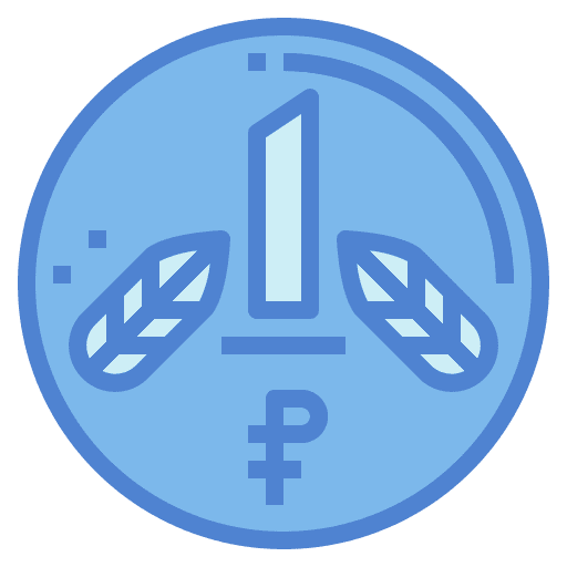 Ruble coin business ruble icon Ruble coin business ruble icon