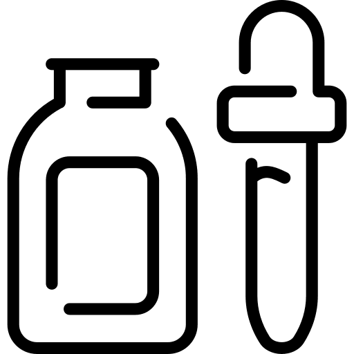 Vitamin healthcare and medical dropper drug icon Vitamin healthcare and medical dropper drug icon