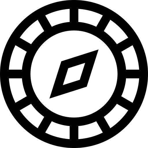 Compass direction sports and competition cardinal points icon