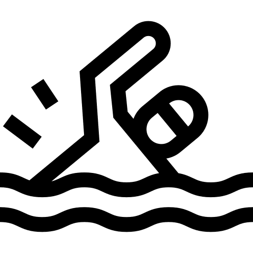 Swimming sports and competition swimming pool pools icon
