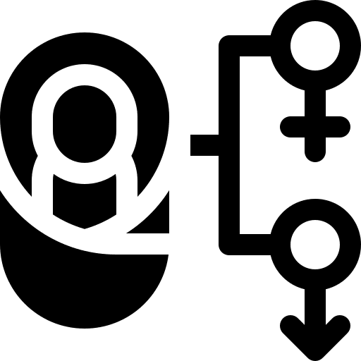 Baby gender symbol kid and baby icon