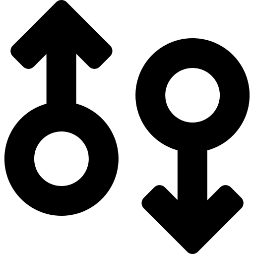 Gay love sexuality symbols icon