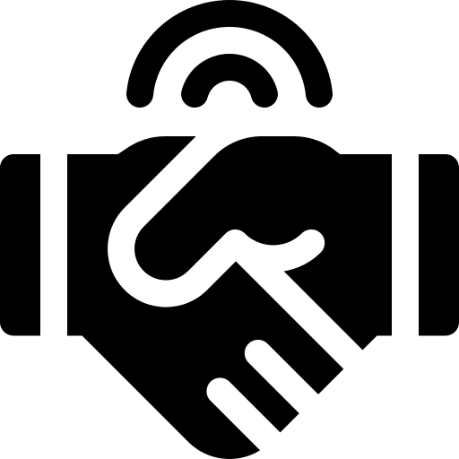 Handshake tolerance people reconciliation icon