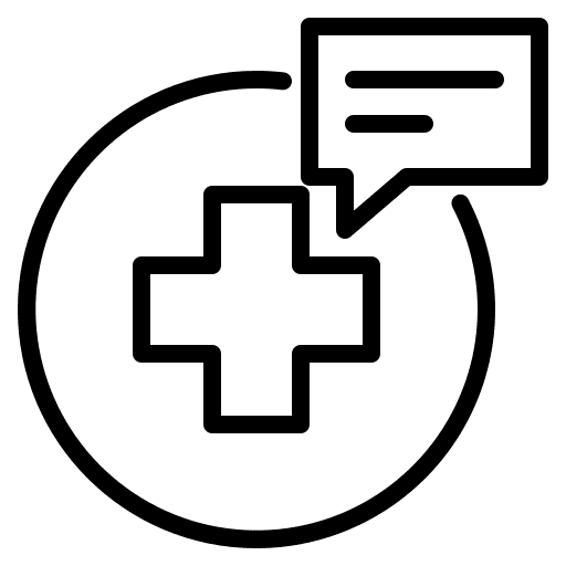 Doctor communications medical assistance doctor icon