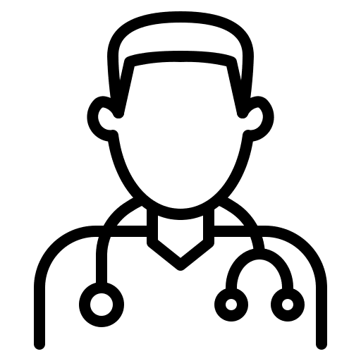Doctor medical health surgeon icon