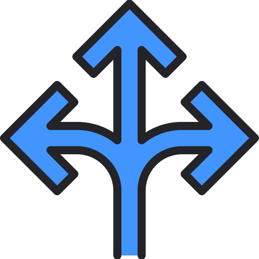 Junction junction road signs signaling icon