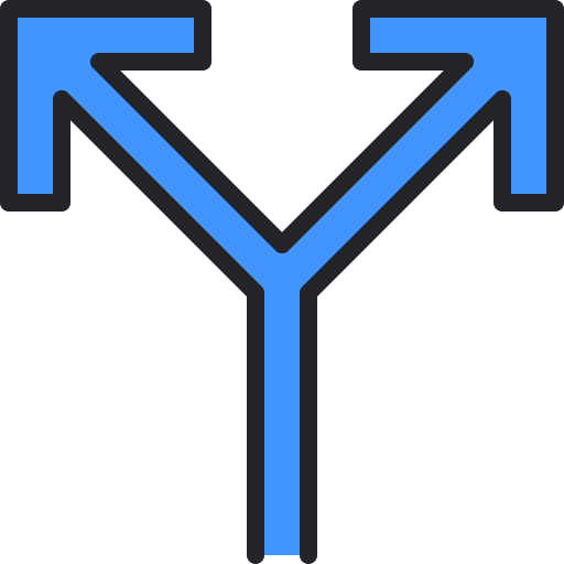 Traffic direction alternate traffic icon Traffic direction alternate traffic icon