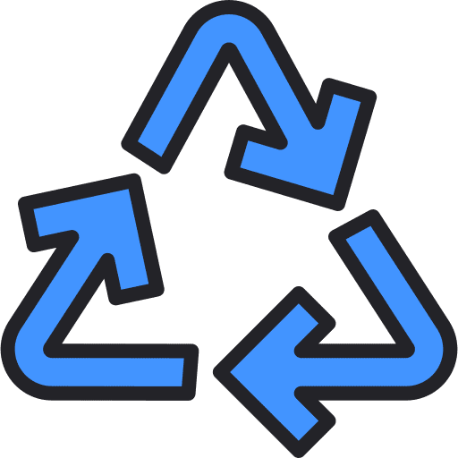 Recycle zero waste symbol arrow icon Recycle zero waste symbol arrow icon