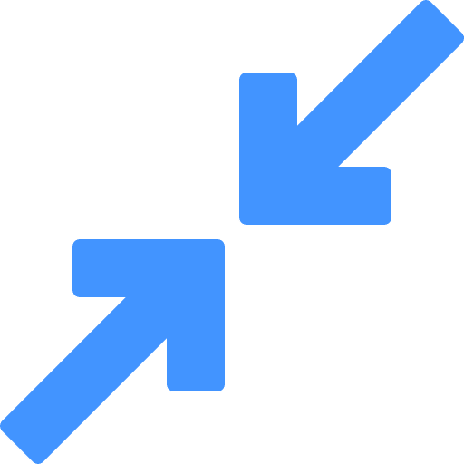 Minimize resize facing arrows scale icon Minimize resize facing arrows scale icon