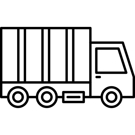 Trailer delivery cargo truck delivery truck icon