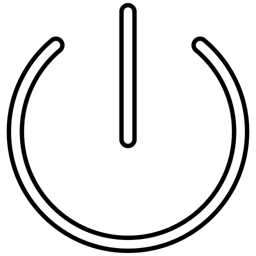 Logout exit turn off power off icon