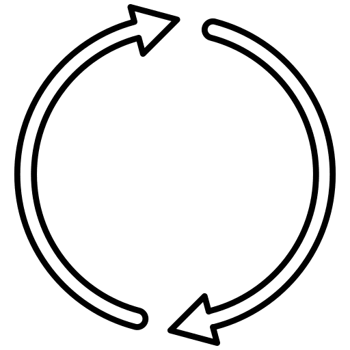 Reload arrow multimedia direction icon