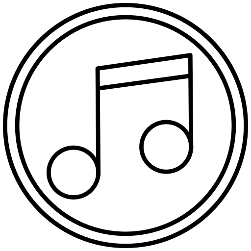 Music note quaver music note music and multimedia icon Music note quaver music note music and multimedia icon