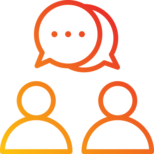 Discussion conversation counseling discussion icon