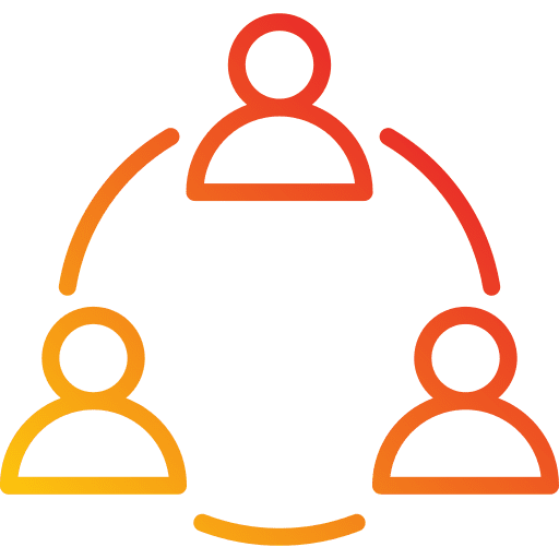 Group group share circle icon