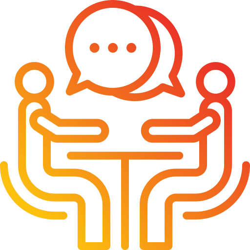 Discussion communications consultation discussion icon
