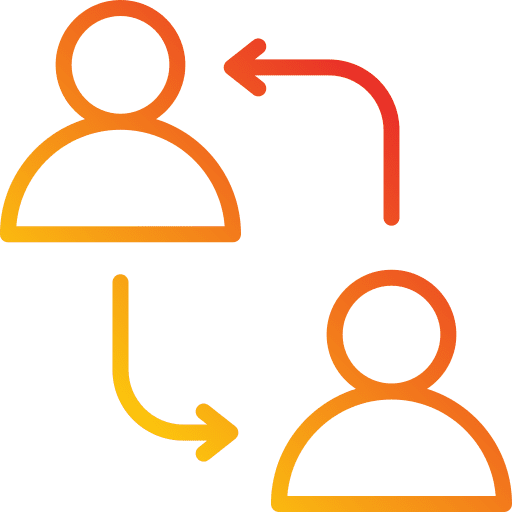 Feedback conversation contact networking icon